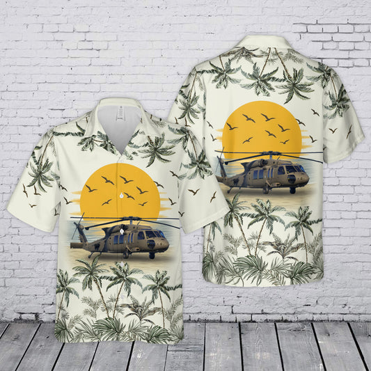 US Army UH-60 Black Hawk Hawaiian Shirt