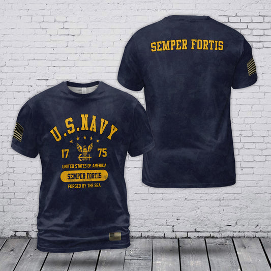US Navy Semper Fortis 3D T-Shirt