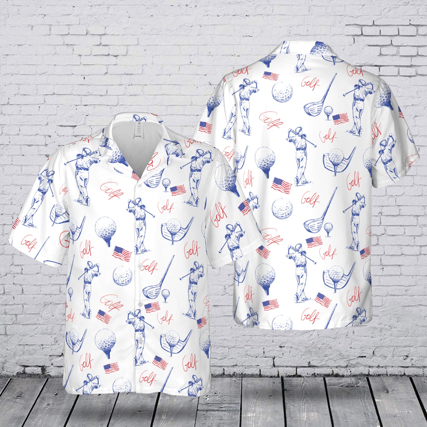 1776-2026 USA 250th Anniversary Golf Hawaiian Shirt