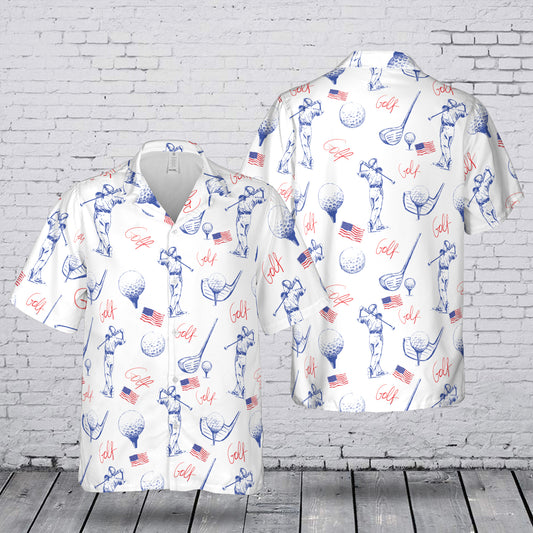 1776-2026 USA 250th Anniversary Golf Hawaiian Shirt