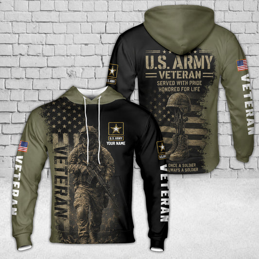 US Army Veteran 3D Hoodie