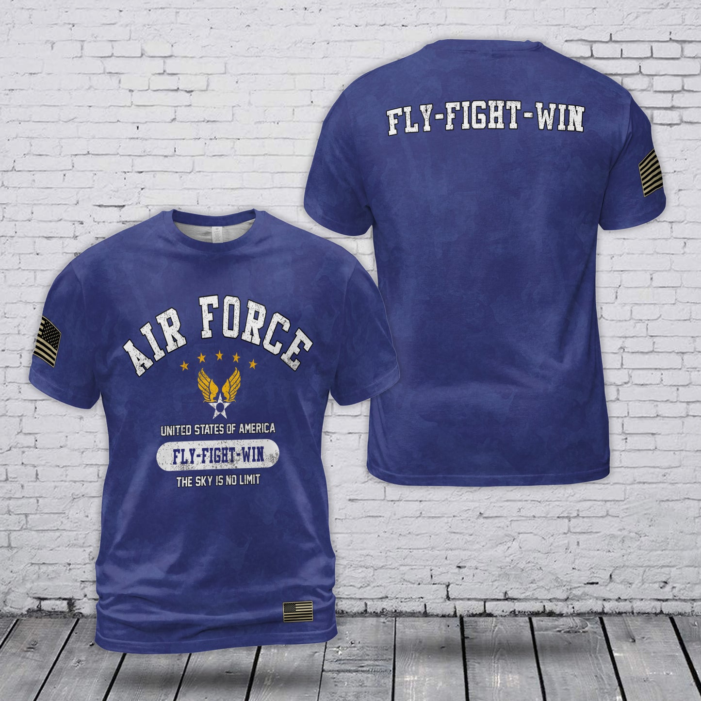 US Air Force Fly-Fight-Win 3D T-Shirt