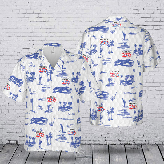 1776-2026 USA 250th Anniversary Golf Hawaiian Shirt