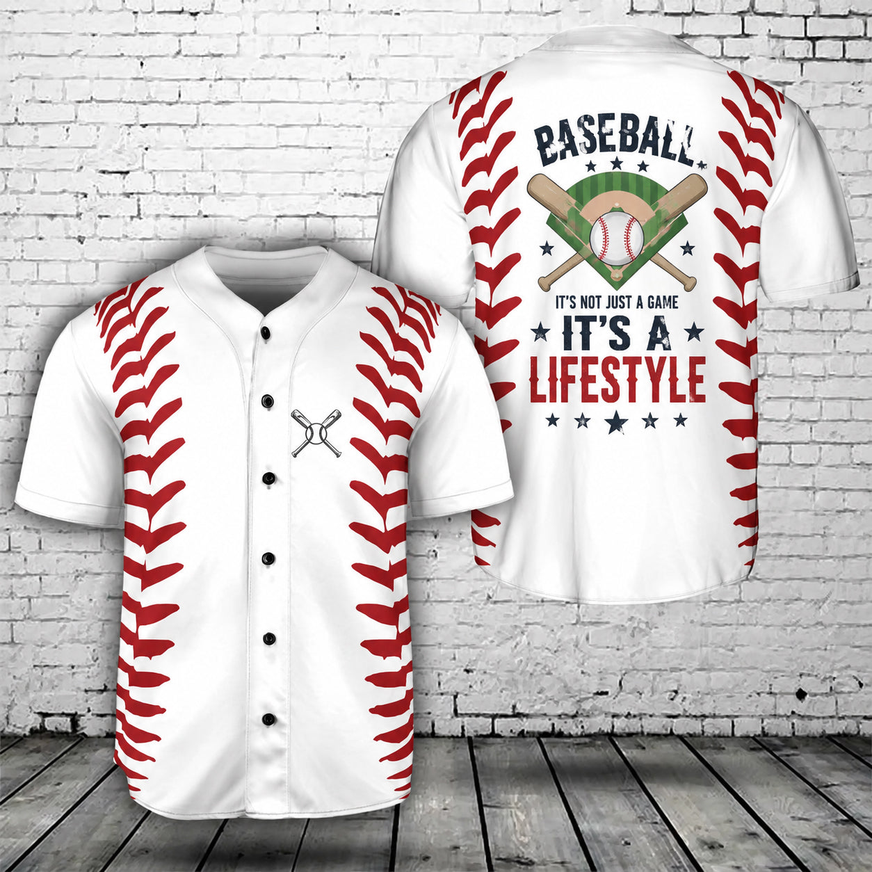 Baseball Lifestyle Jersey - It's Not Just a Game It's a Lifestyle- Baseball Fan Gift Baseball Jersey