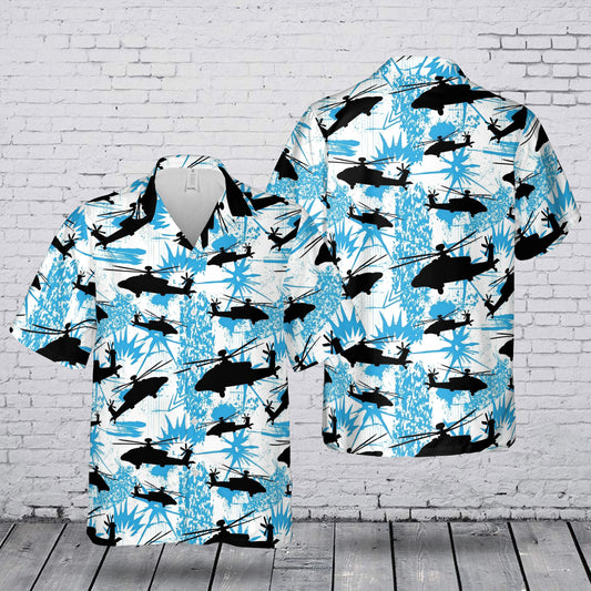 US Army Helicopter Hawaiian Shirt