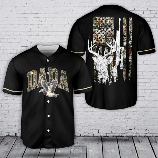 Hunting Dad Baseball Jersey