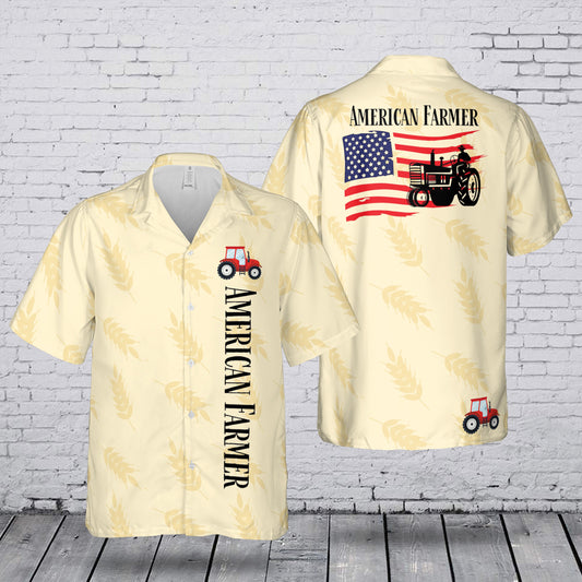 Proud American Farmer Hawaiian Shirt