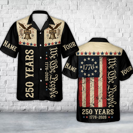 America 4th July 250th Anniversary 1776-2026 Hawaiian Shirt