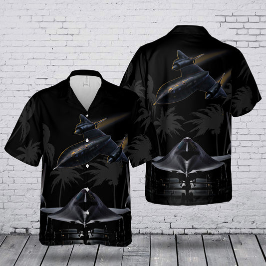 USAF SR-71 Blackbird Hawaiian Shirt
