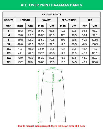 Angus Cattle AOP Pajamas Set