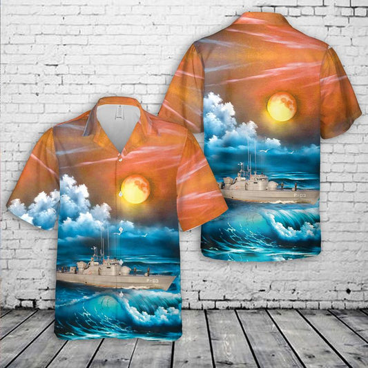 Latvian Naval Forces Latvian patrol boat Linga (P-03) Hawaiian Shirt