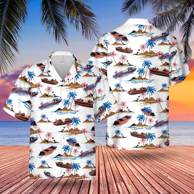 US Wooden Boat Hawaiian Shirt