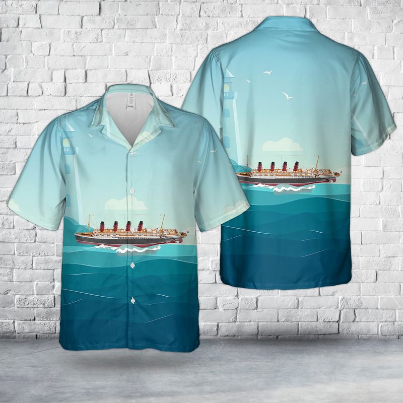 UK RMS Lusitania Hawaiian Shirt