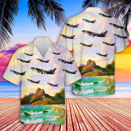 Southwest Airlines "SHAMU" Boeing 737-7H4 Hawaiian Shirt