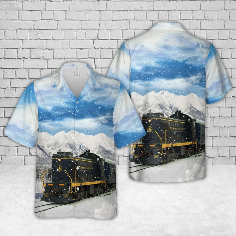 Baltimore and Ohio Railroad Hawaiian Shirt