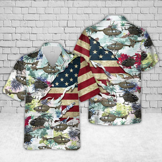 US Army Eurocopter UH-72 Lakota Hawaiian Shirt