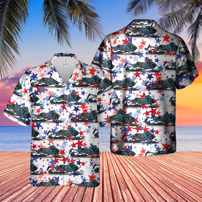 US Arctic Cat Snowmobiles Riot X Hawaiian Shirt