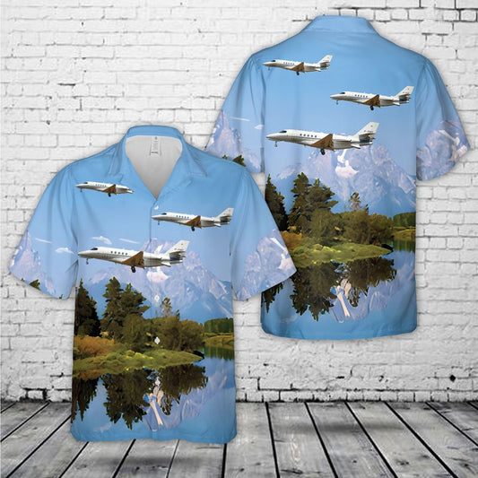 Cessna 680A Citation Latitude Hawaiian Shirt