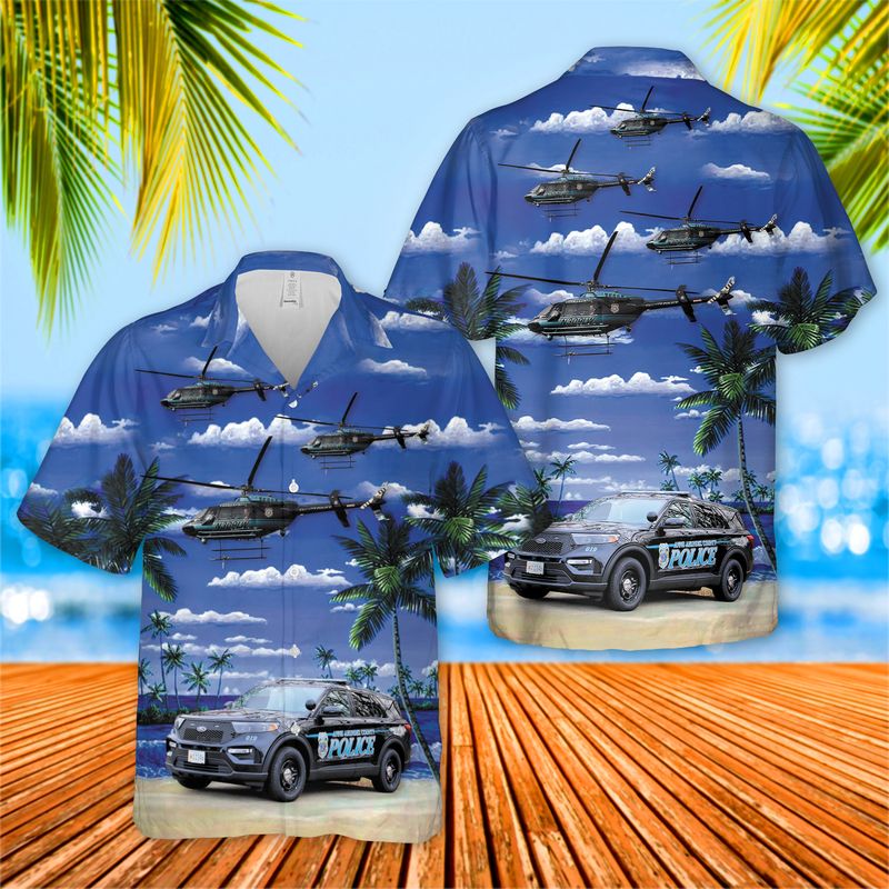 Anne Arundel County Police Vehicles Hawaiian Shirt