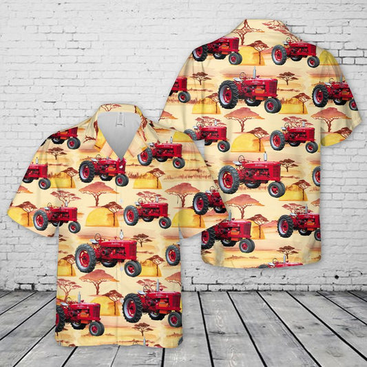 Farmall M Tractor Hawaiian Shirt