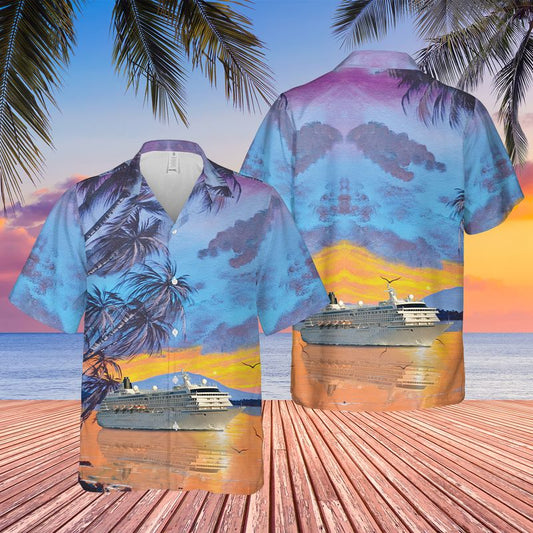 Crystal Cruises Ship Crystal Symphony Hawaiian Shirt