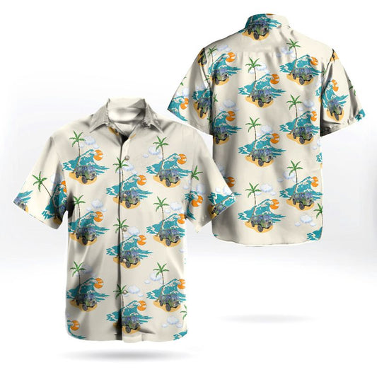 Swedish Army Terrangbil Tgb11 Hawaiian Shirt