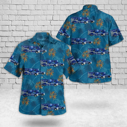 Damariscotta, Maine, Central Lincoln County Ambulance Service Hawaiian Shirt