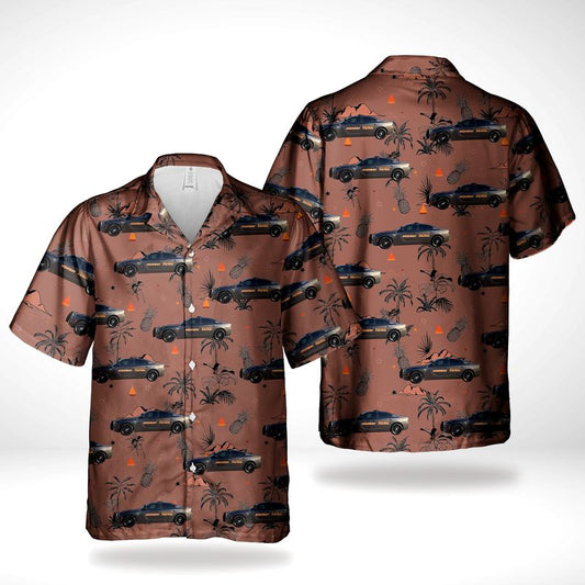 South Dakota Highway Patrol Dodge Charger Hawaiian Shirt