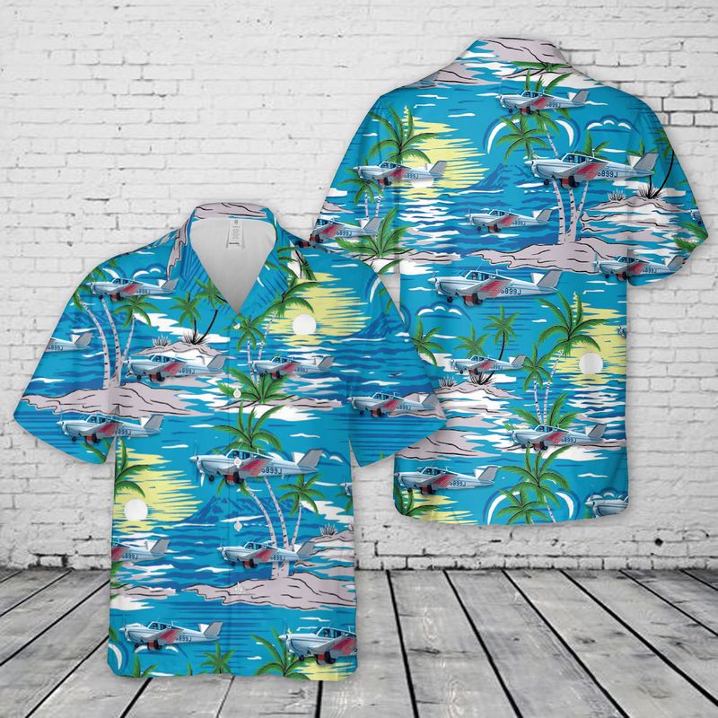 Beechcraft Bonanza Hawaiian Shirt