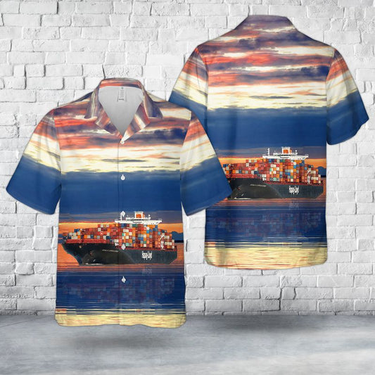 Hapag Lloyd Container Line Kuala Lumpur Express Hawaiian Shirt