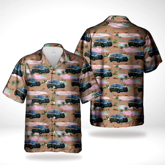 Vermont State Police Ford Explorer Utility Hawaiian Shirt