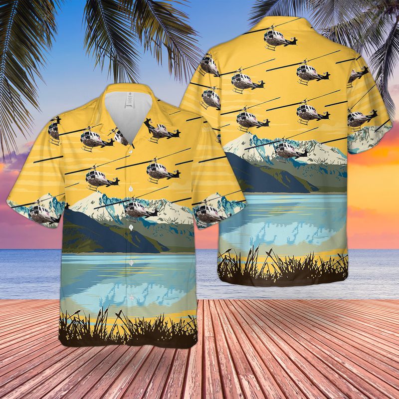 US Forest Service (USFS) Bell UH-1H Iroquois Hawaiian Shirt