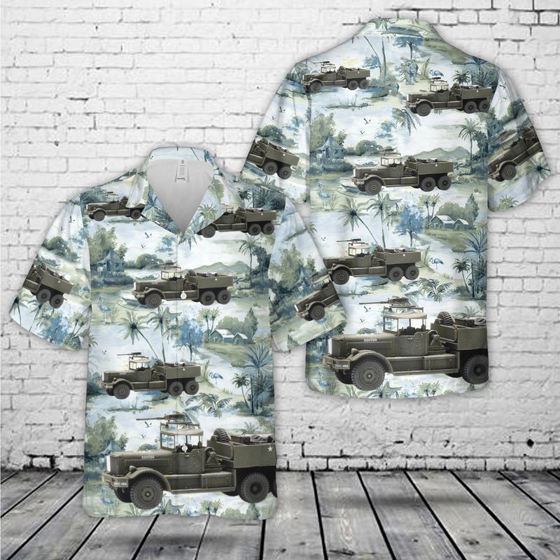 US Army M19 Diamond T with trailer Hawaiian Shirt