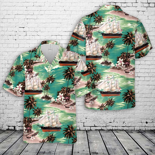 Flying Cloud Clipper Ship Hawaiian Shirt
