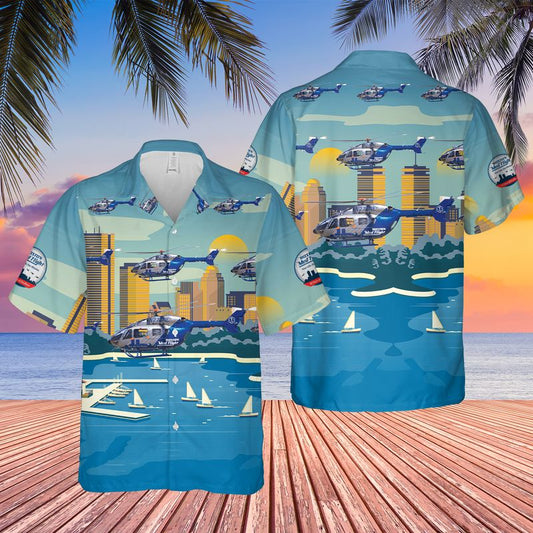 Massachusetts Boston MedFlight Airbus H145s Hawaiian Shirt