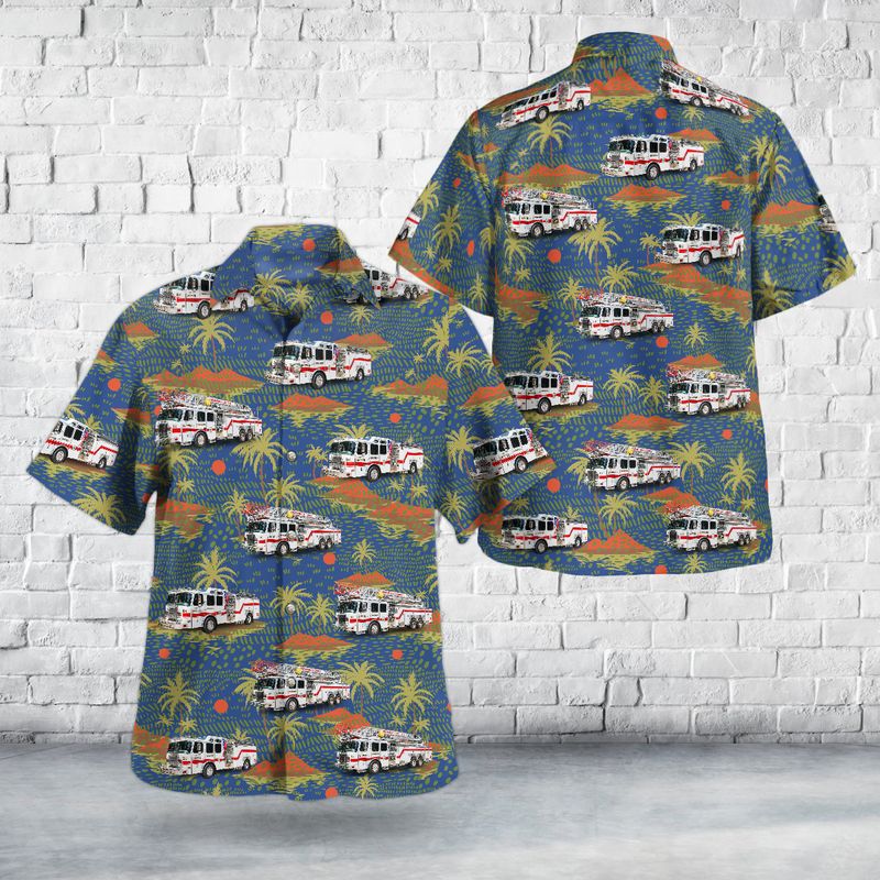 Swansea, Massachusetts, Swansea Fire Dept Station 1 Hawaiian Shirt