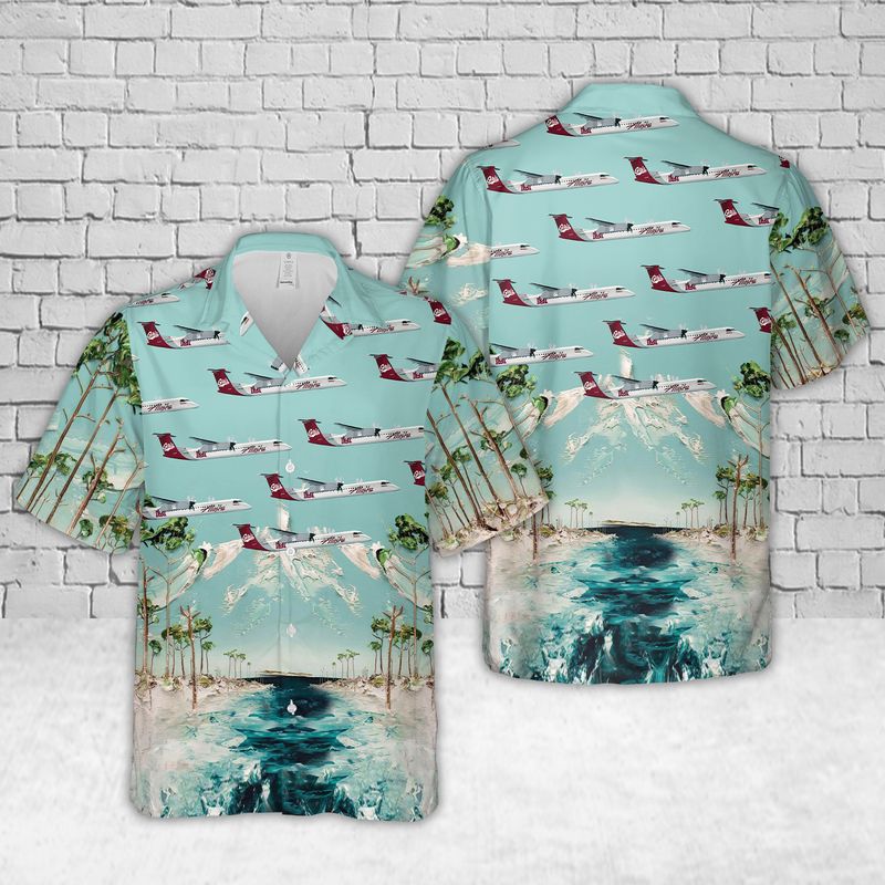 Alaska Airlines Q400 UM Hawaiian Shirt