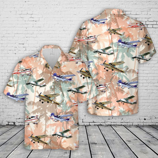 Cessna 182 Skylane Hawaiian Shirt