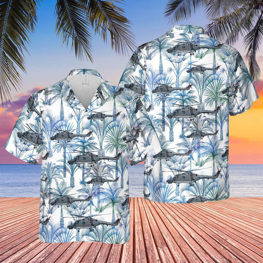 German Navy Westland WG-13 Super Lynx Mk88a Hawaiian Shirt