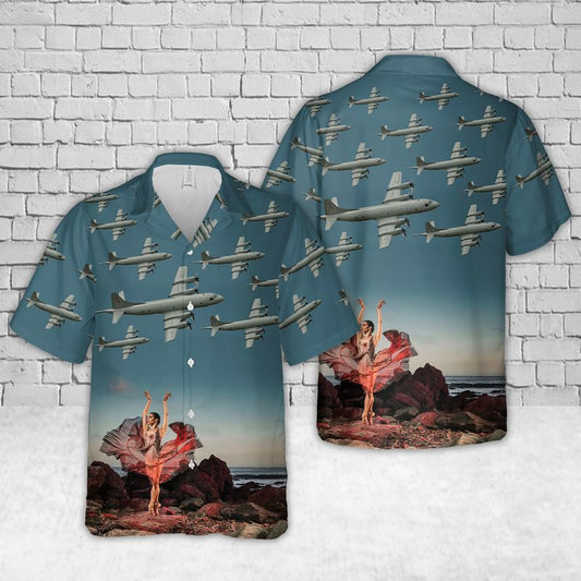 Royal New Zealand Air Force Lockheed P-3 Orion Hawaiian Shirt