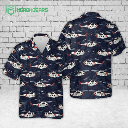 Coast Guard Sikorsky S-61R Hawaiian Shirt