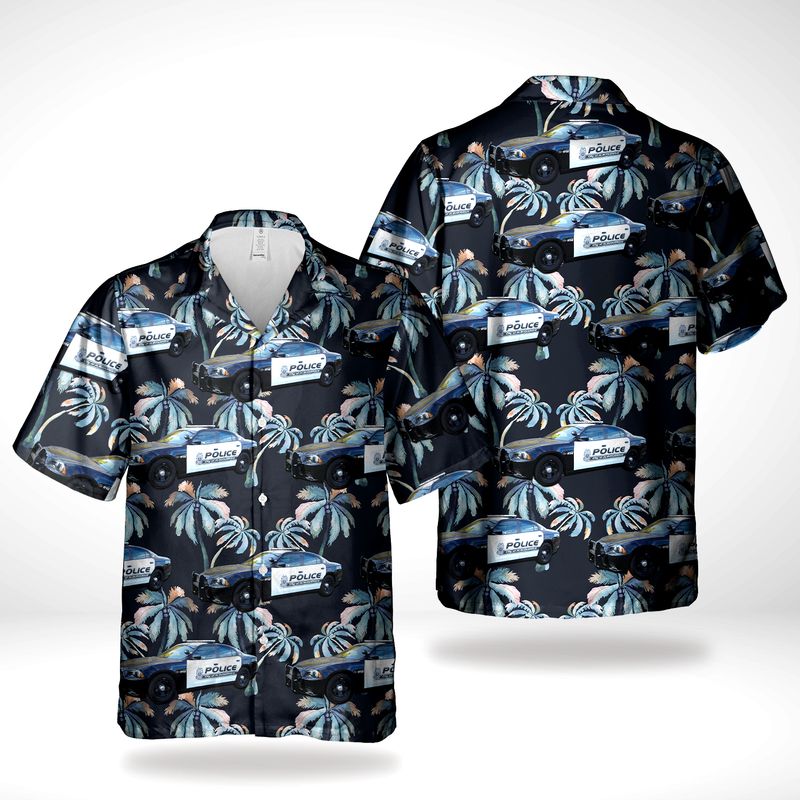 Albuquerque Police Department Dodge Charger Hawaiian Shirt