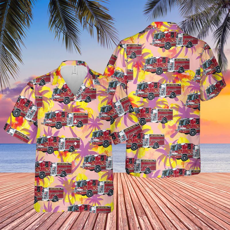 California East Contra Costa Fire Protection District Hawaiian Shirt