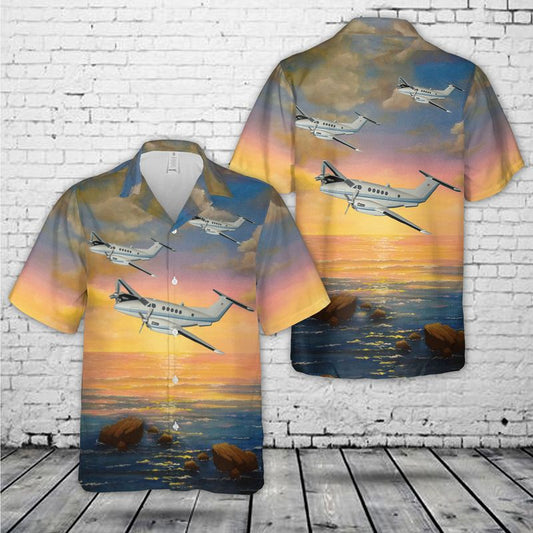 Beechcraft B-200 Super King Air Hawaiian Shirt