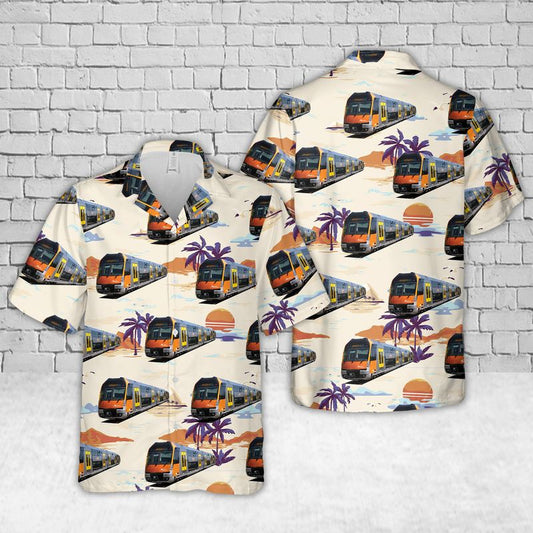 Australian Sydney Trains B Sets Suburban Passenger Hawaiian Shirt