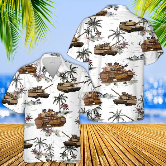 M1 Abrams Hawaiian Shirt