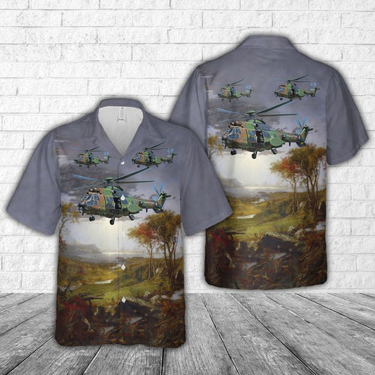 French Army AS 332 M1e Cougar Hawaiian Shirt