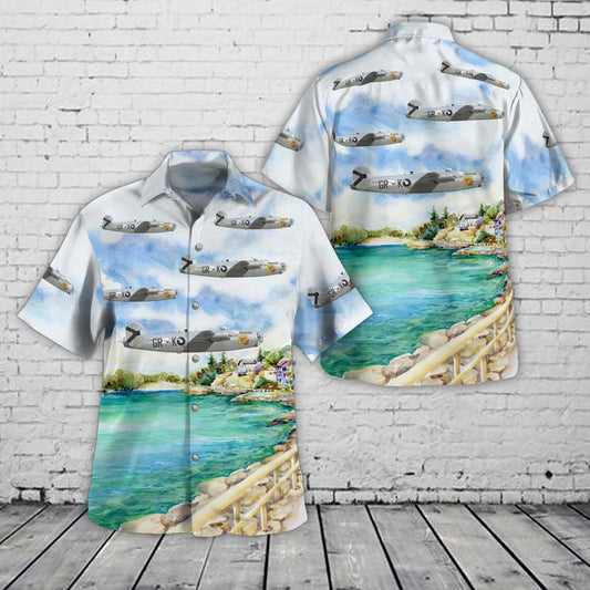 Royal Australian Air Force B-24L A72-84 , No 24 Squadron Hawaiian Shirt