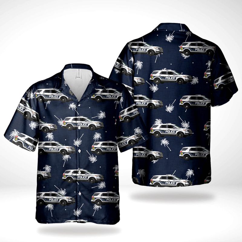 Anchorage Police Department APD Ford Explorer Hawaiian Shirt