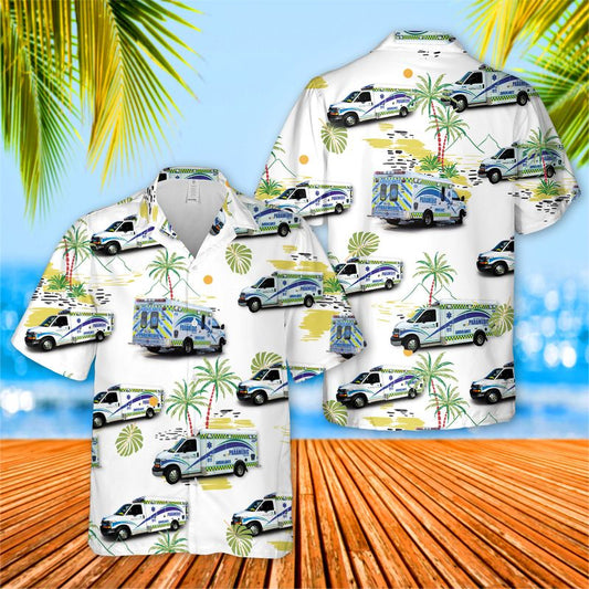 Hastings-Quinte Paramedic Service Hawaiian Shirt